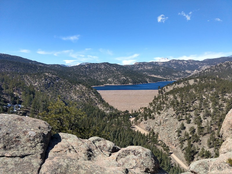 A photo of the area we were hiking in Colorado