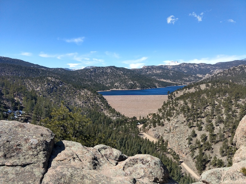 A photo of the area we were hiking in Colorado