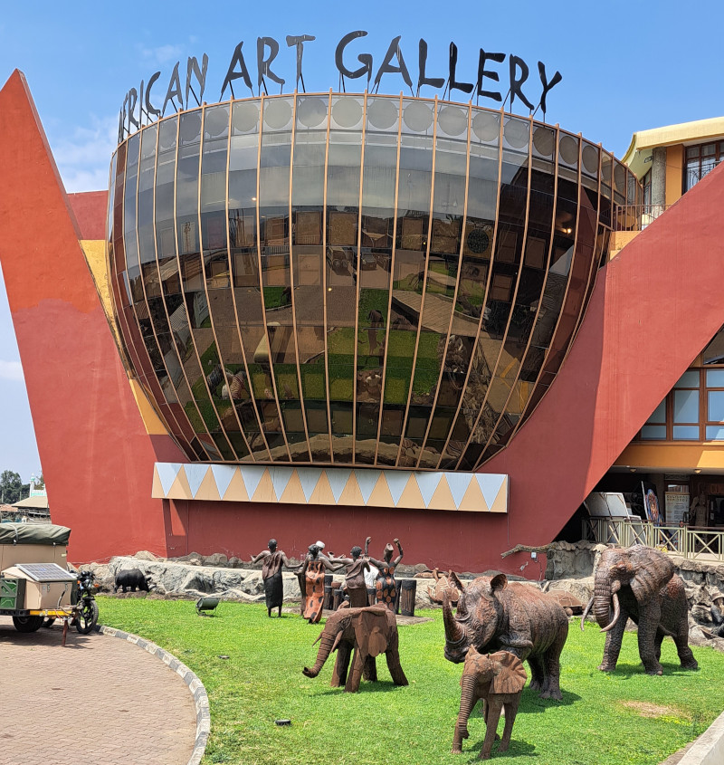 The outside of the Cultural Heritage Centre in Arusha, Tanzania.